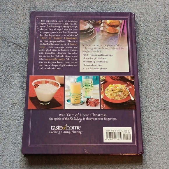 Christmas Recipe & Craft Hardcover Book, Taste Of Home, Gift & Decor Ideas - Picture 3 of 12
